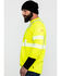 Image #3 - Ariat Men's FR Crew Hi-Vis Long Sleeve Work Pocket T-Shirt - Big & Tall, Yellow, hi-res