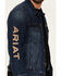 Image #3 - Ariat Men's Richford Team Denim Trucker Jacket, Dark Wash, hi-res