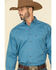 Image #1 - Tuf Cooper Men's Stretch Poplin Geo Print Long Sleeve Western Shirt, , hi-res