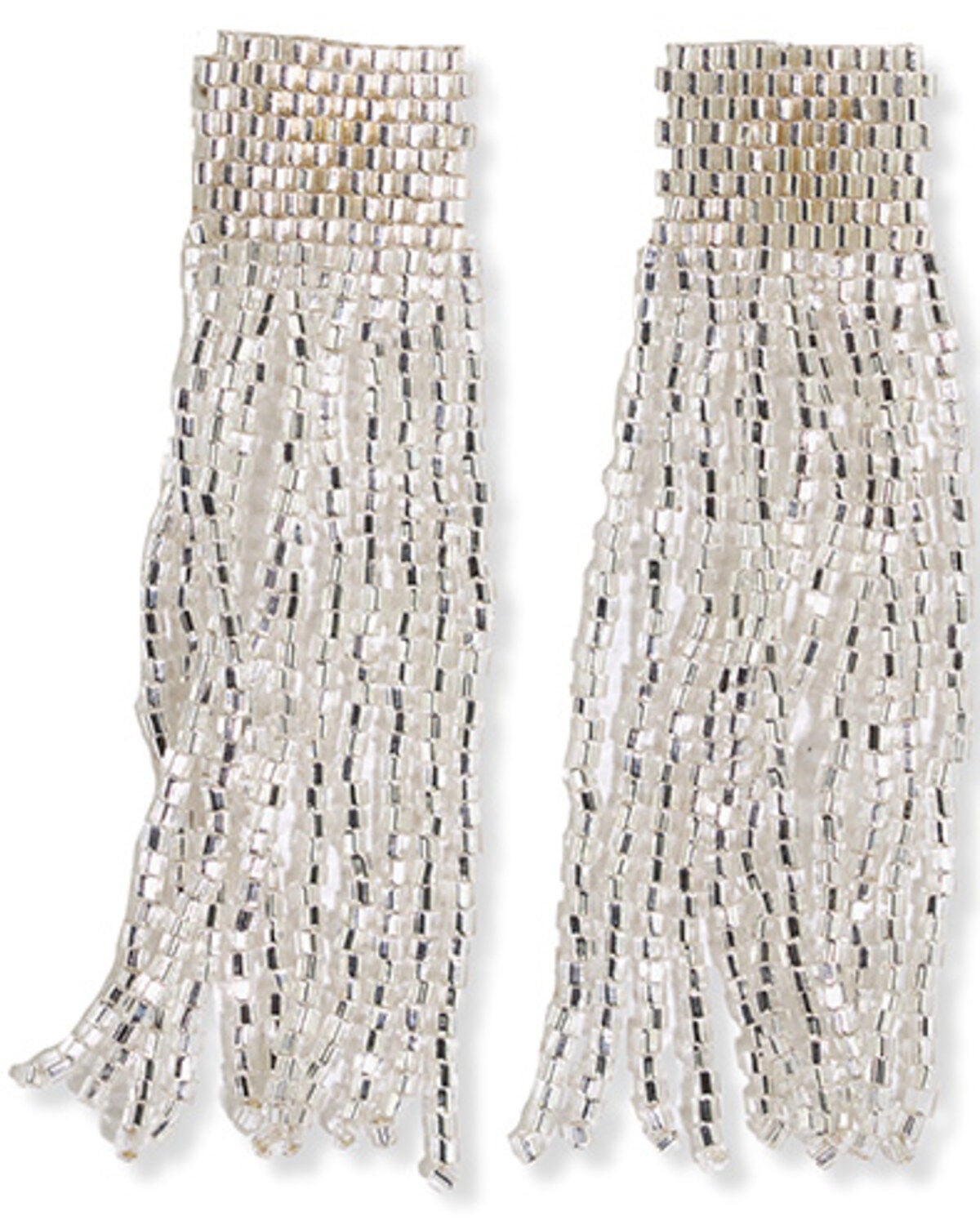 Ink + Alloy Women's Marilyn Solid Beaded Fringe Earrings, Multi, hi-res