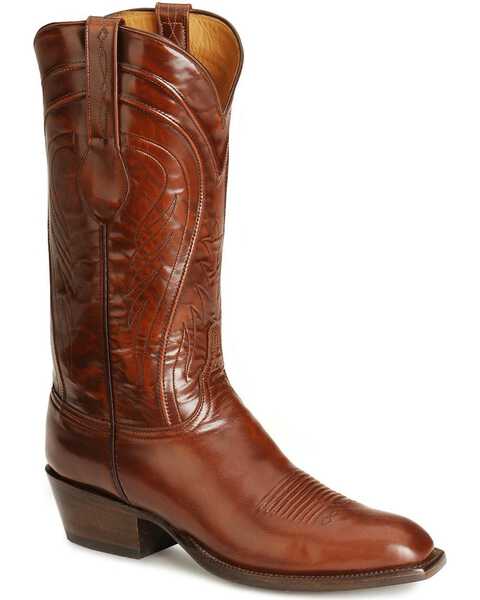 Image #1 - Lucchese Men's Classics Seville Goatskin Boots - Square Toe, , hi-res