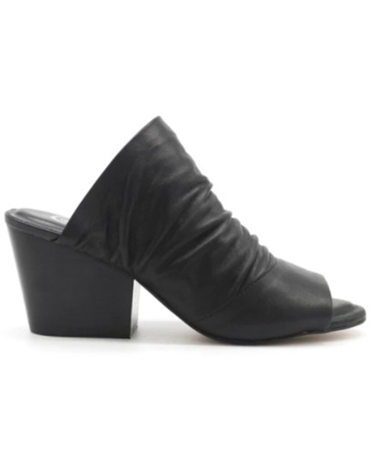 Image #2 - Golo Shoes Women's Landon Black Open Toe Mule, Black, hi-res