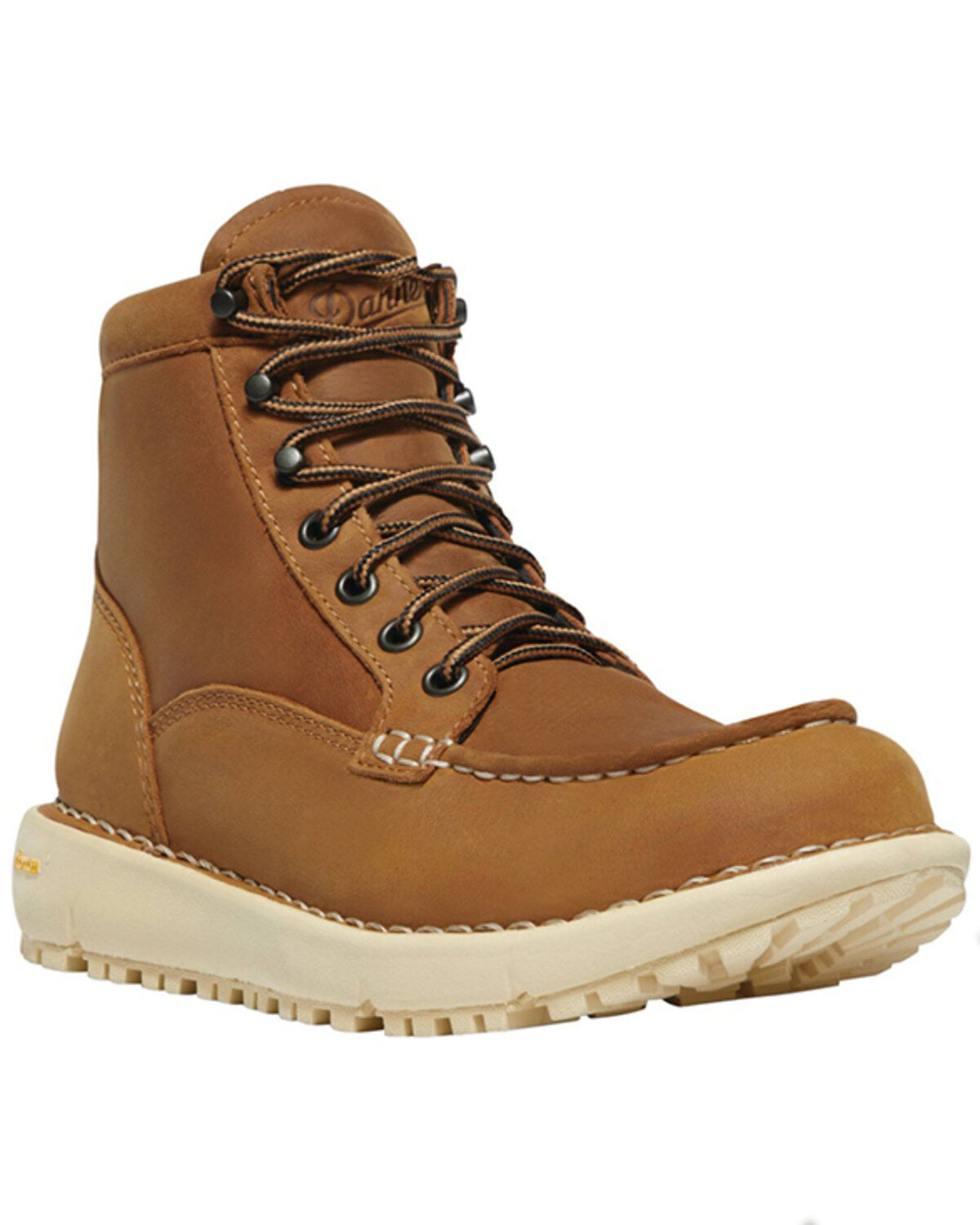 Image #1 - Danner Women's 6" Logger 917 Waterproof Work Boots - Moc Toe, Brown, hi-res