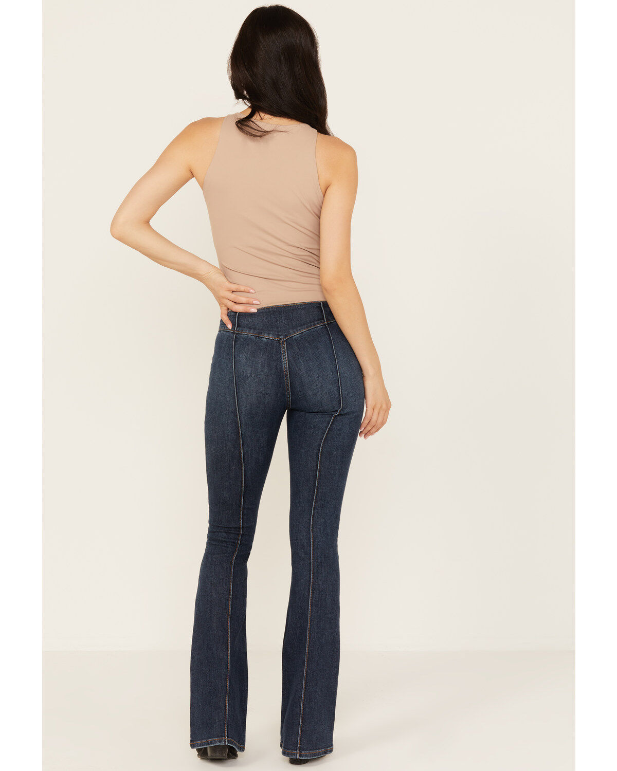 Image #3 - Shyanne Women's Cliffrose Medium Wash Mid Rise Stretch Bootcut Jeans, Medium Wash, hi-res