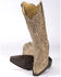 Image #2 - Corral Women's Bone Cutout Cowgirl Boots - Snip Toe, , hi-res