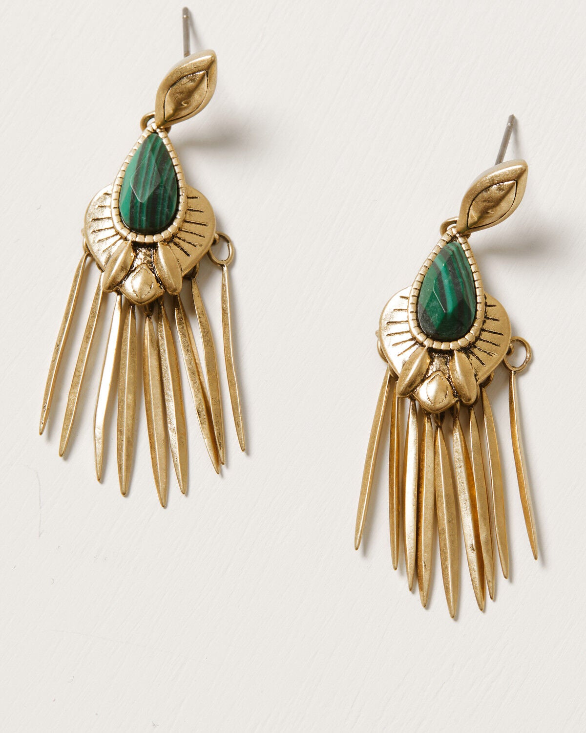 Image #1 - Lainey Wilson Chandelier Earrings, Gold, hi-res