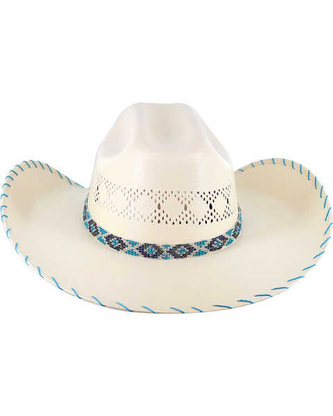 Image #3 - Charlie 1 Horse Girls' Straw Cowboy Hat, Natural, hi-res