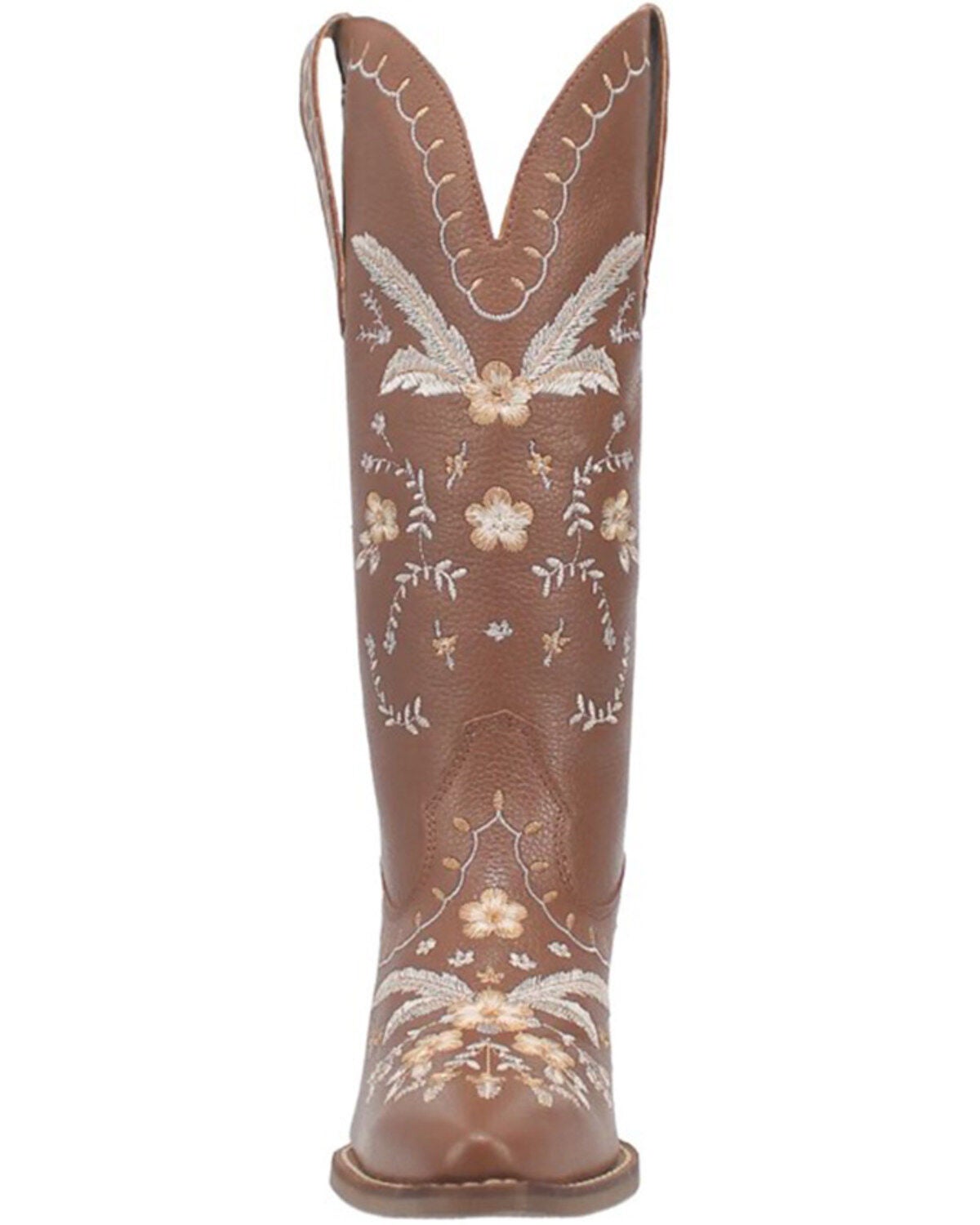 Image #4 - Dingo Women's Full Bloom Western Boots - Medium Toe, Brown, hi-res