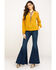 Image #6 - Shyanne Women's Solid Lace Peasant Top, , hi-res