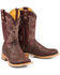 Image #1 - Tin Haul Women's Cute Angel Western Boots - Broad Square Toe, Brown, hi-res