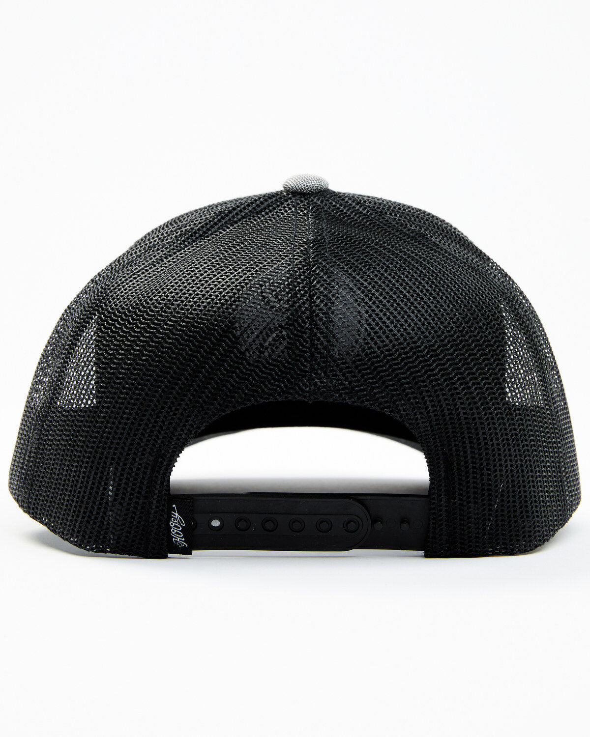 Image #3 - HOOey Men's O Classic Embroidered Logo Mesh-Back Trucker Cap, Charcoal, hi-res
