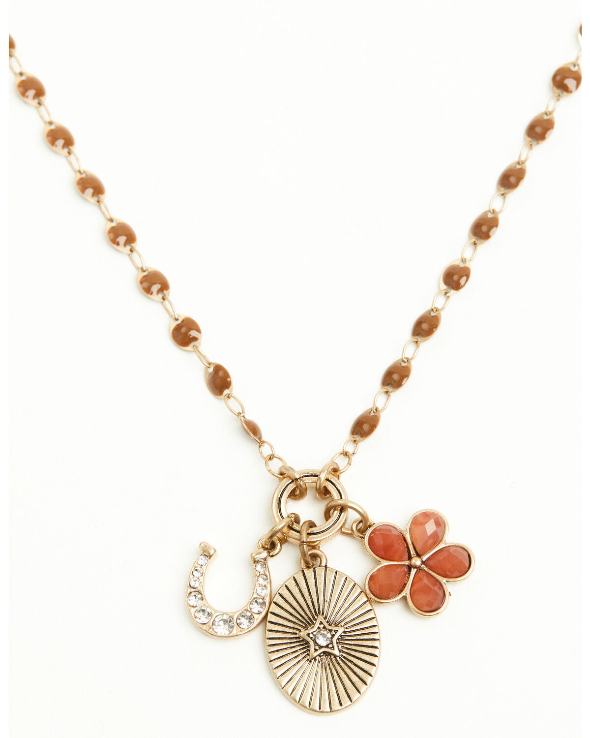 Image #2 - Lainey Wilson Women's Lucky One Pendant Necklace, Brown, hi-res