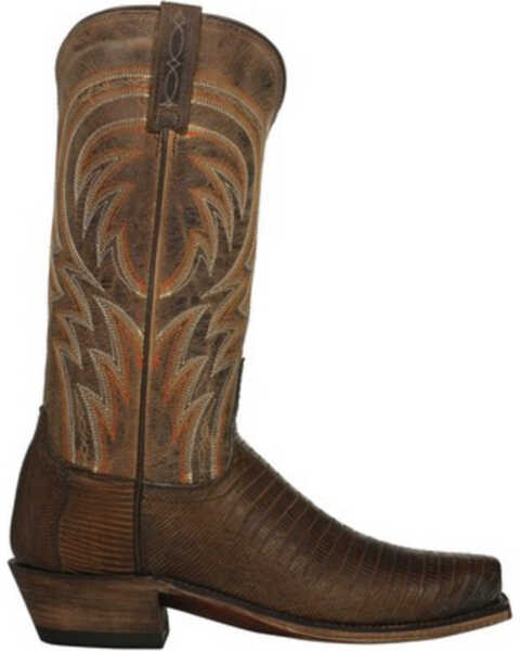 Image #3 - Lucchese Men's Handmade Percy Lizard Boots - Square Toe , , hi-res