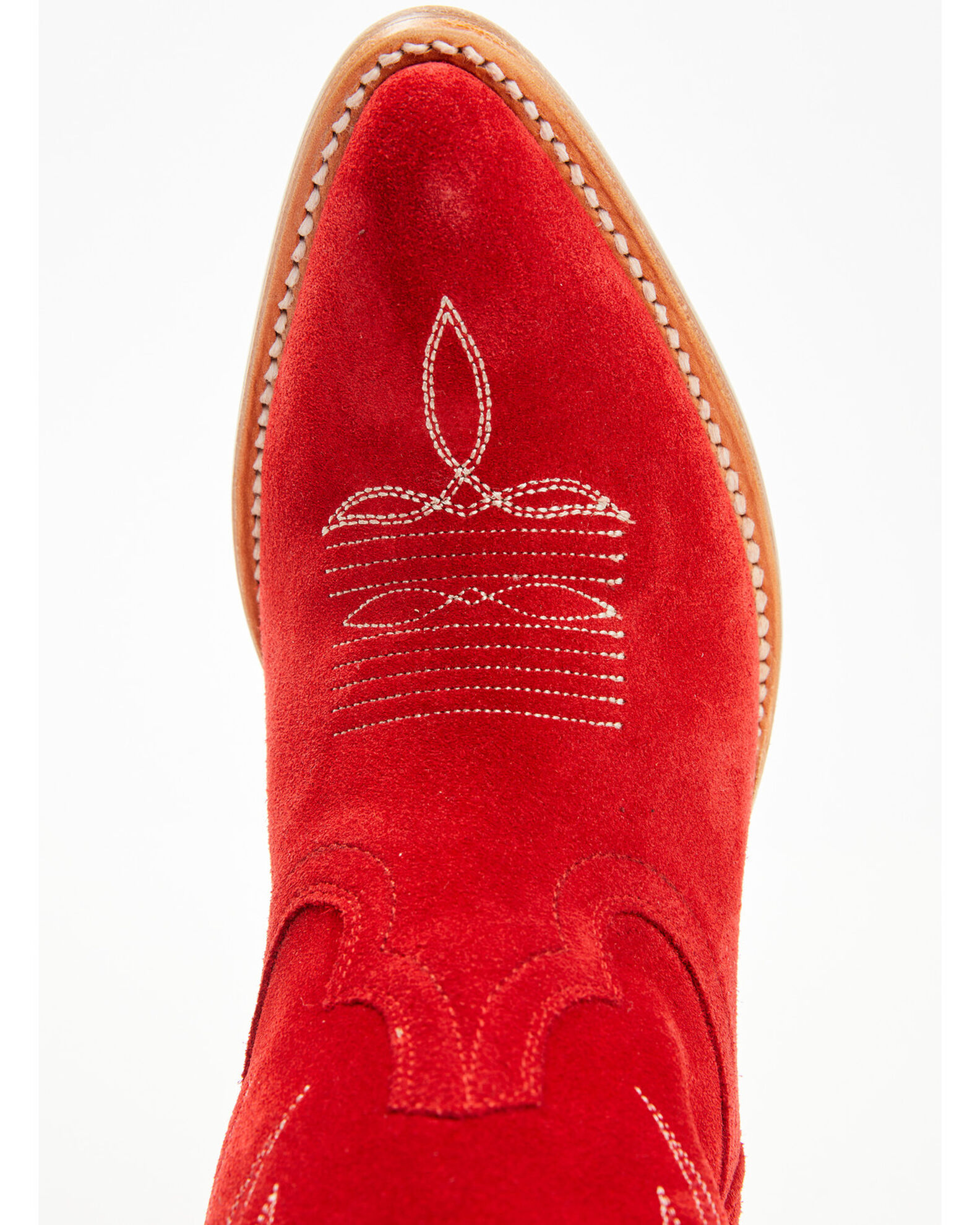 Image #6 - Idyllwind Women's Charmed Life Suede Western Boots - Round Toe, Cherry, hi-res