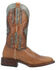 Image #2 - Dan Post Women's Darby Western Boots - Broad Square Toe, Tan/turquoise, hi-res