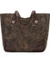 Image #1 - American West Women's Annie's Secret Collection Brown Distressed Large Zip Top Tote, Brown, hi-res