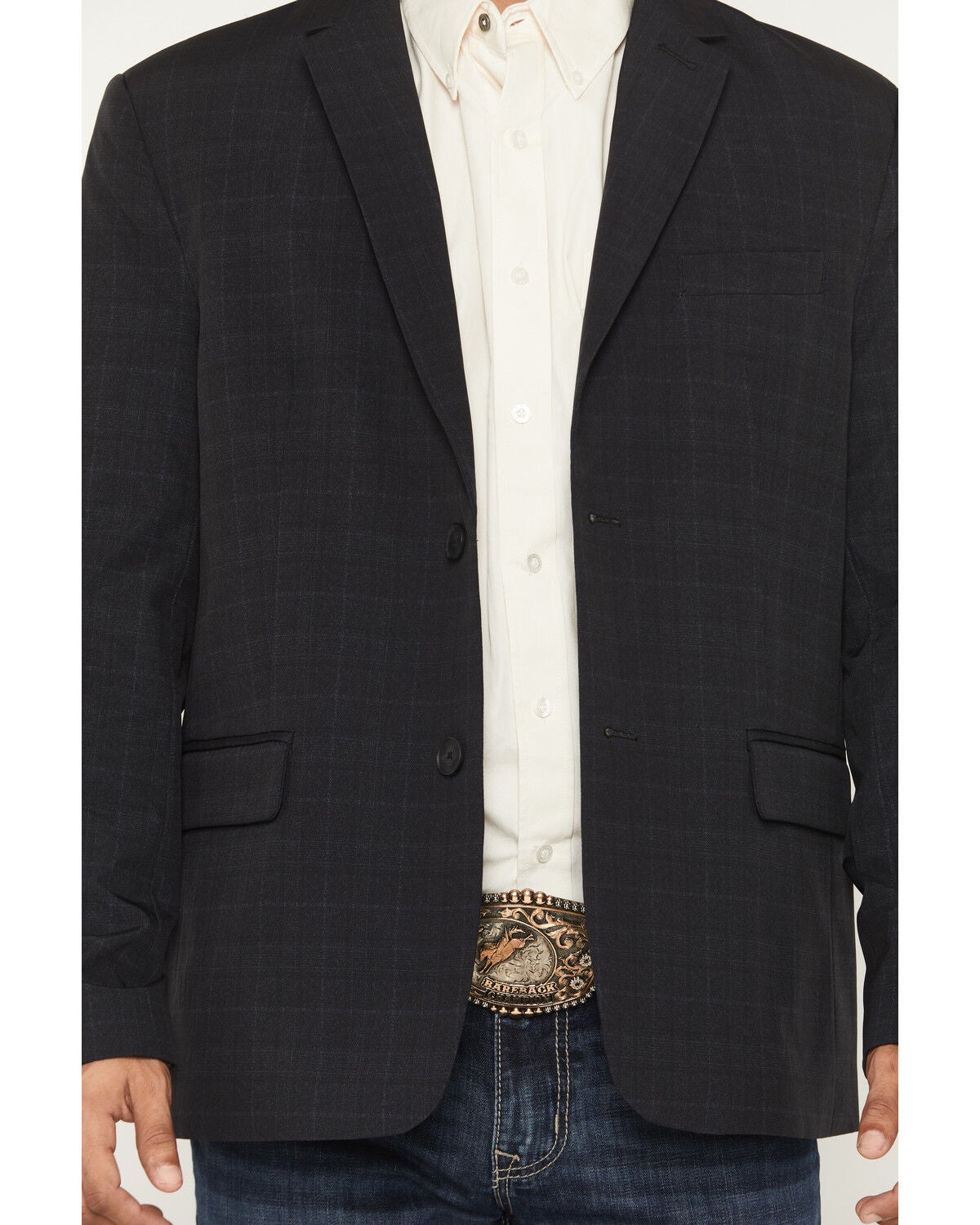 Image #3 - Cinch Men's Button-Down Sportcoat, Charcoal, hi-res