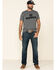 Image #1 - Levi's Men's 514 Burch Med Stretch Regular Straight Leg Jeans, Blue, hi-res