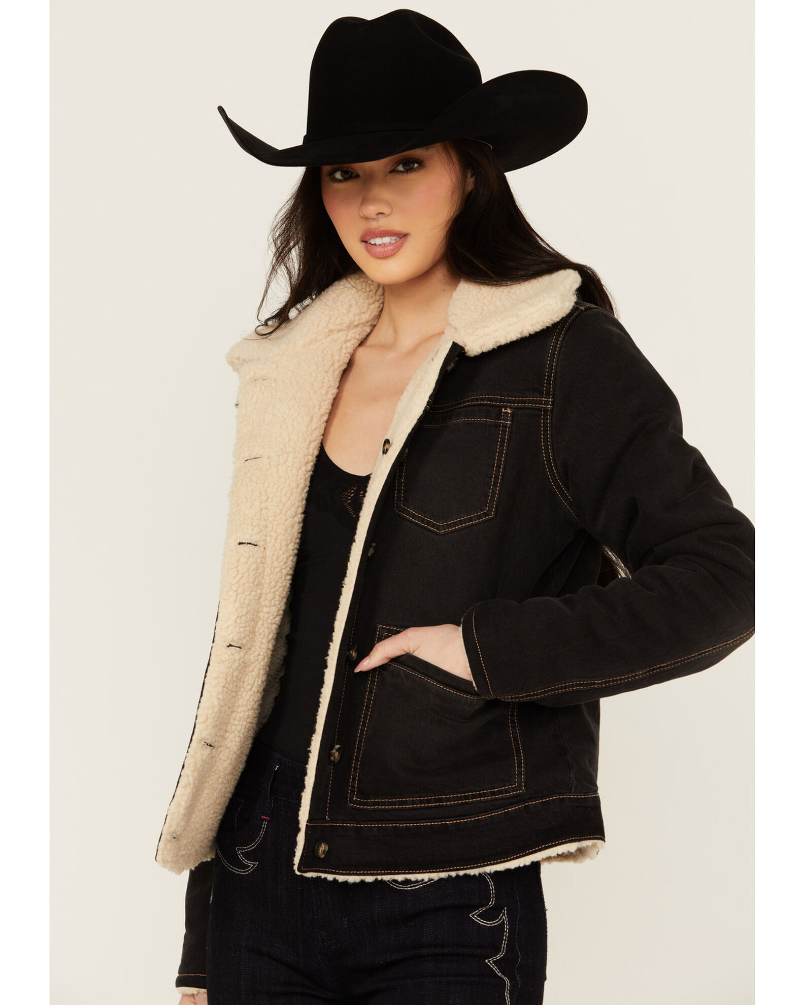 Idyllwind Women s Blackburn Reversible Denim Sherpa Jacket