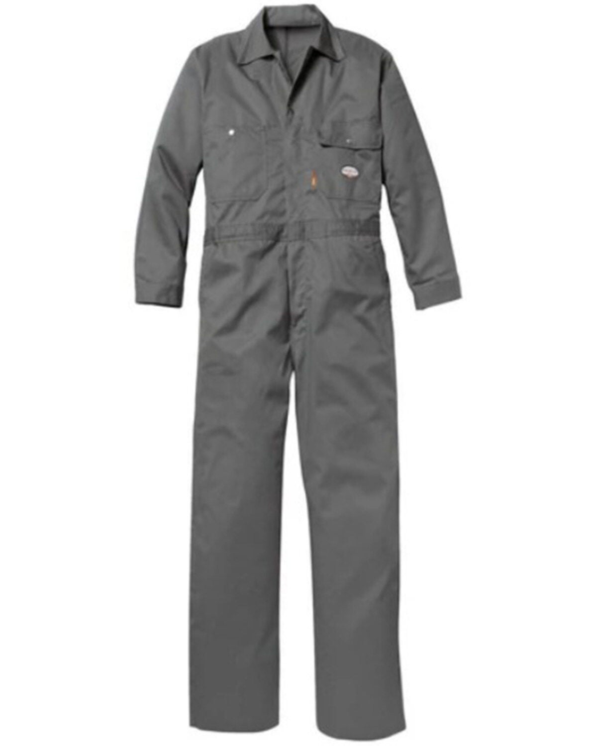 Rasco Men's FR Twill Work Coveralls - Big, Grey, hi-res