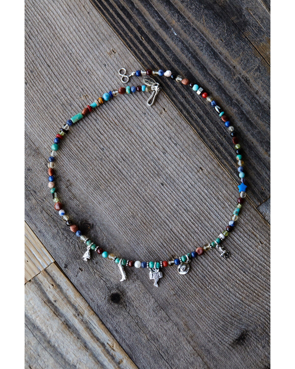 Image #2 - Paige Wallace Women's Beaded Charm Necklace, Multi, hi-res