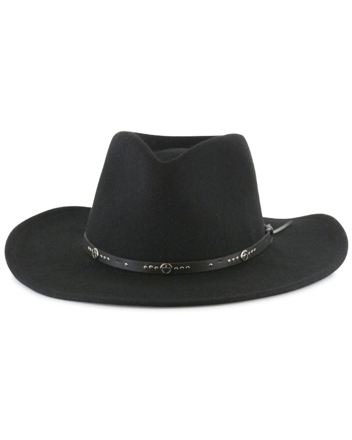 Image #6 - Cody James® Men's Sedona Wool Hat, Black, hi-res
