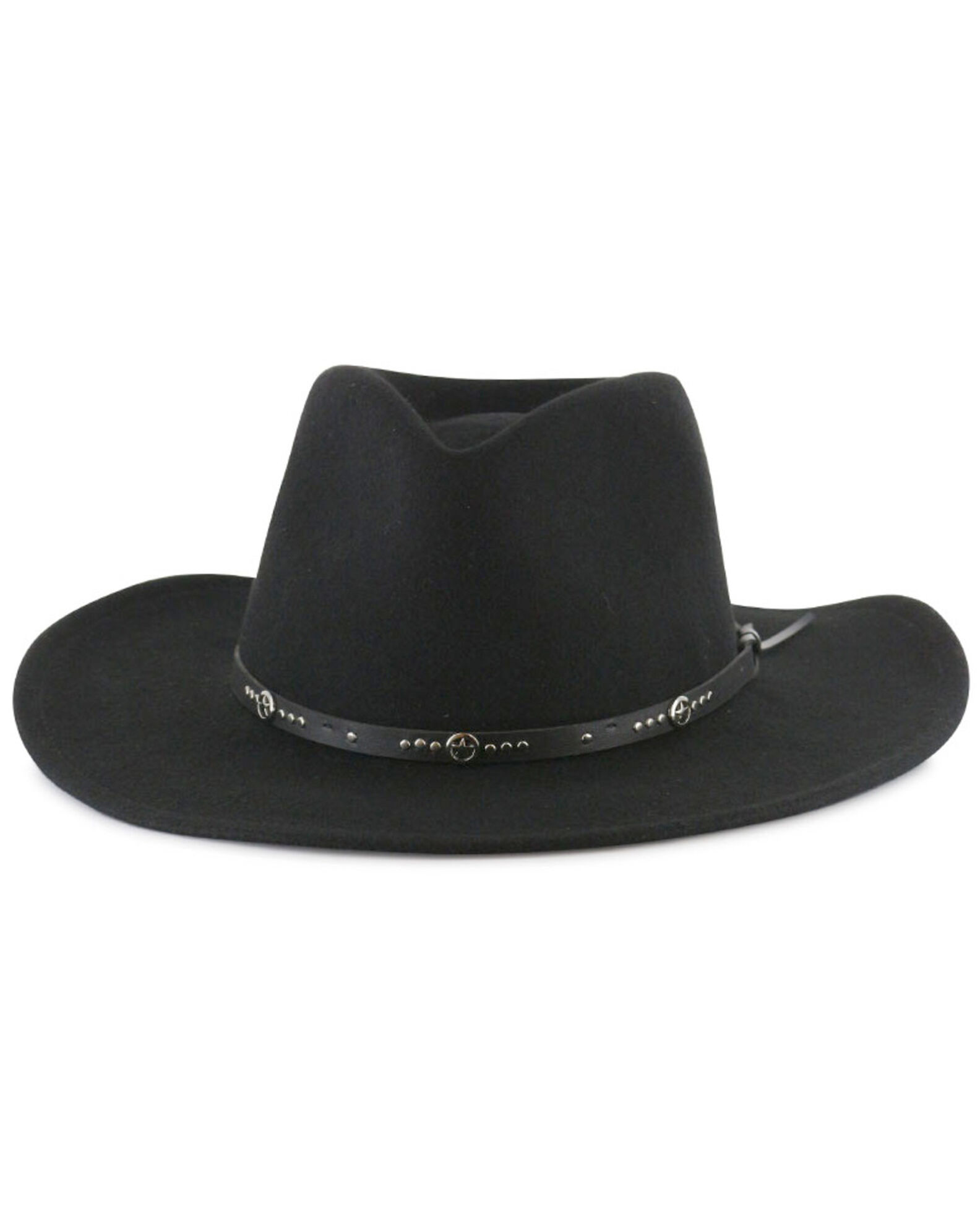 Image #6 - Cody James® Men's Sedona Wool Hat, Black, hi-res