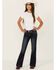Image #1 - Ariat Girls' R.E.A.L. Selma Trouser Jeans , Blue, hi-res