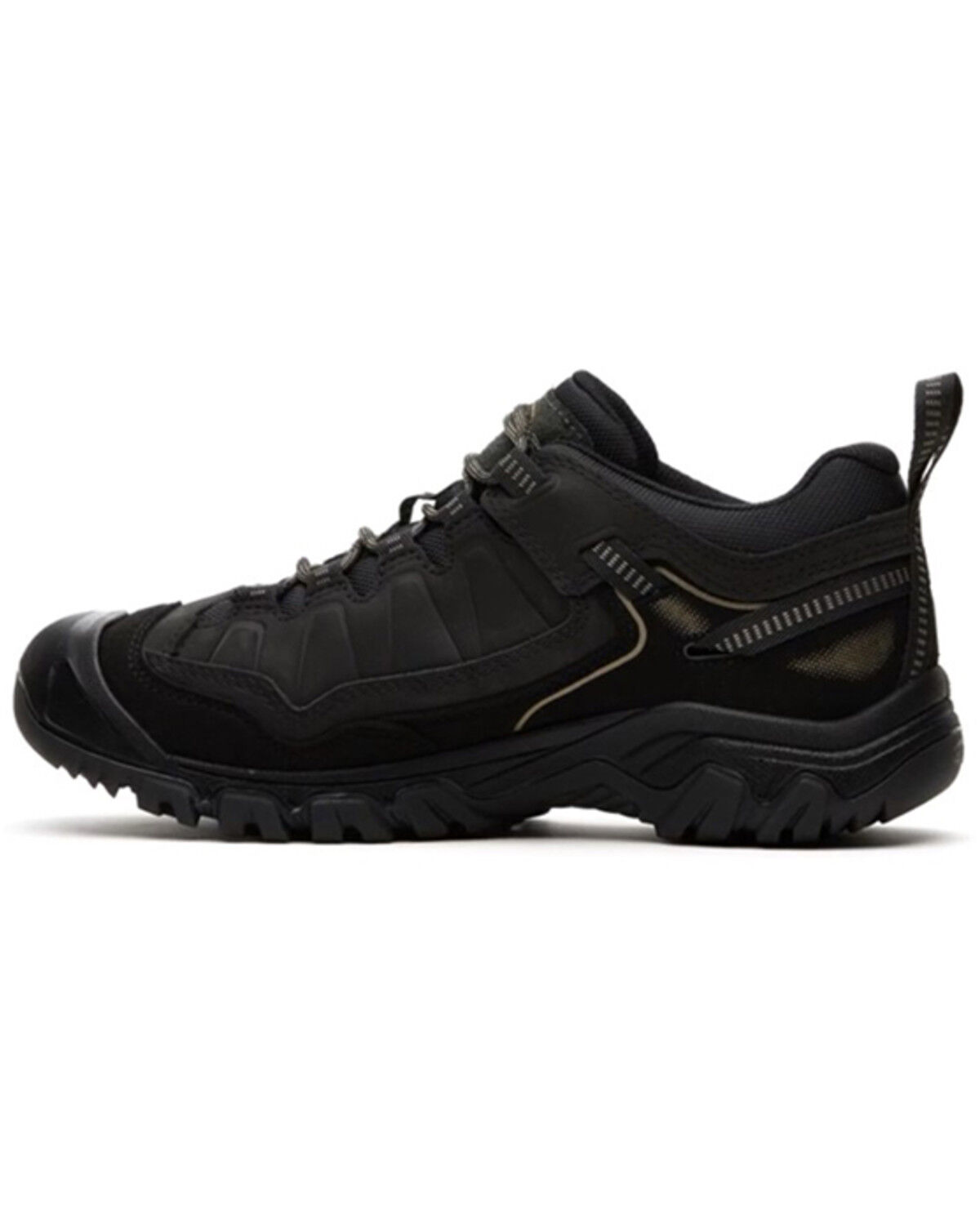 Image #3 - Keen Men's Targhee IV Waterproof Hiking Shoes - Soft Toe, Black, hi-res