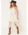 Image #1 - Shyanne Women's Western Conversation Print Lace High-Low Skirt, Ivory, hi-res