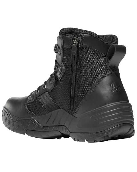 Image #5 - Danner Men's Black Scorch Side Zip 6" Boots - Round Toe , Black, hi-res