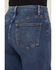Image #4 - Vervet Women's Dark Wash High Rise Wide Leg Denim Jeans, Dark Wash, hi-res