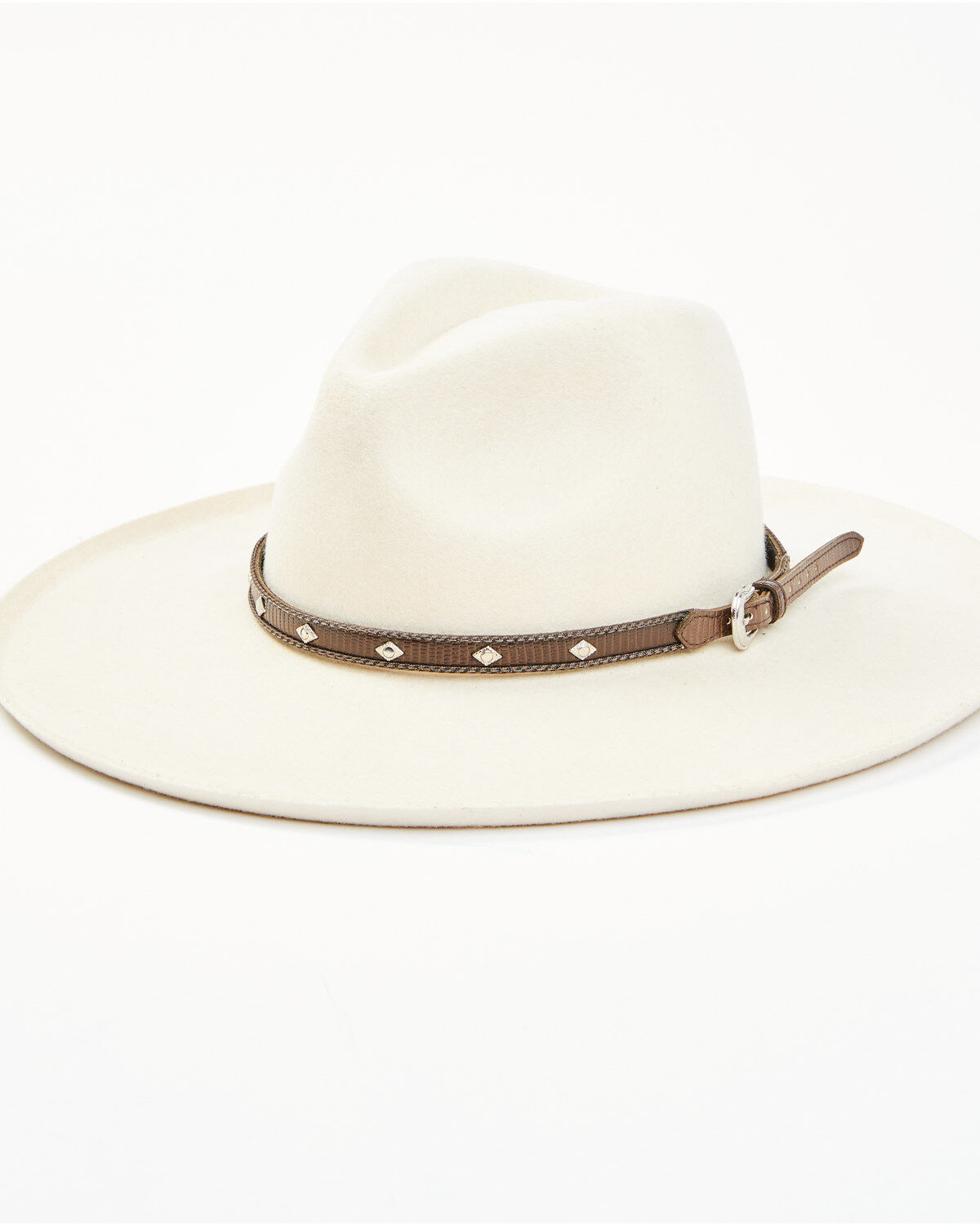 Image #3 - Cody James Men's Diamond Concho Hat Band, Brown, hi-res