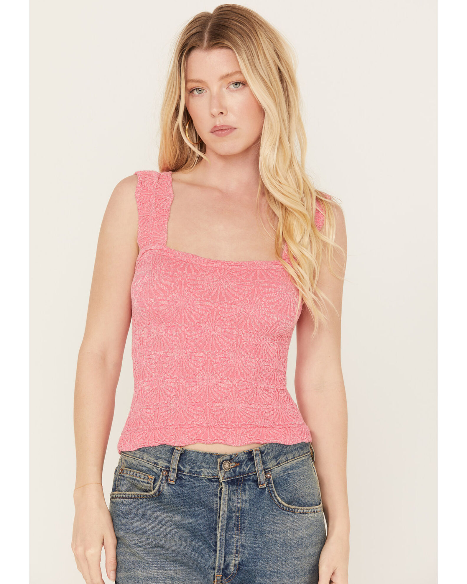 Free People Women s Floral Camisole Tank Top