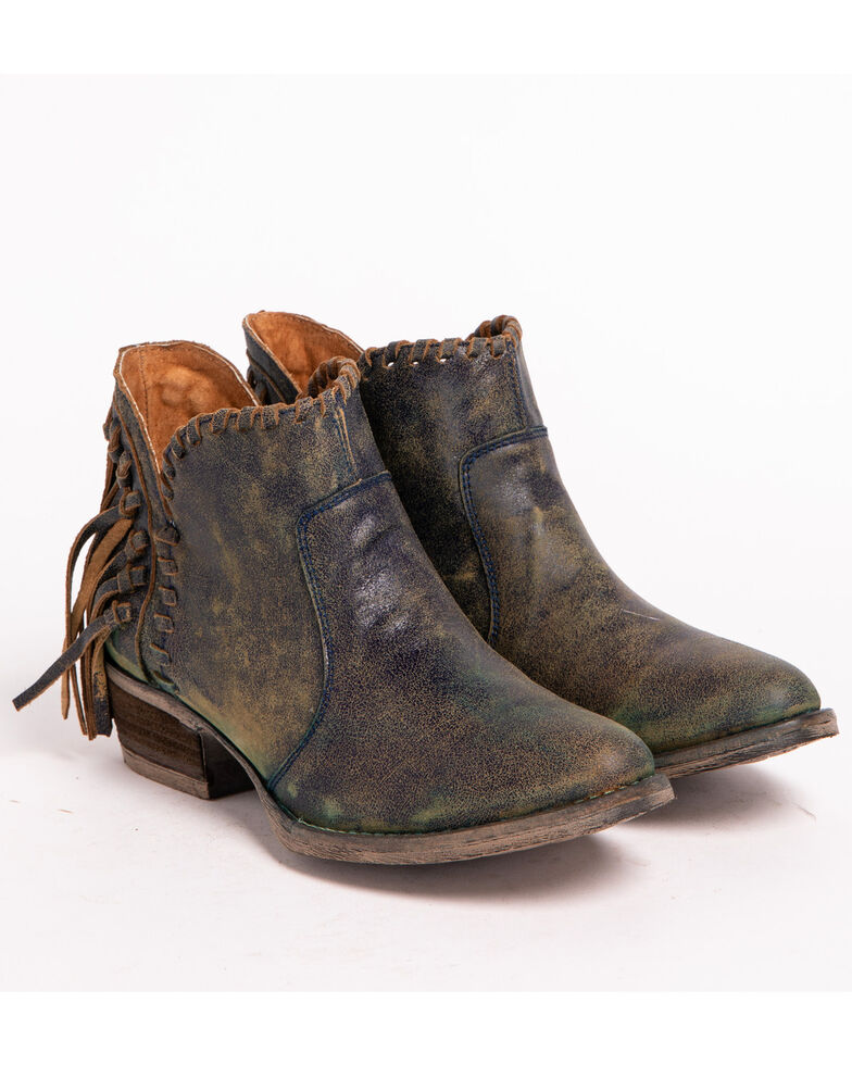 circle g turquoise booties