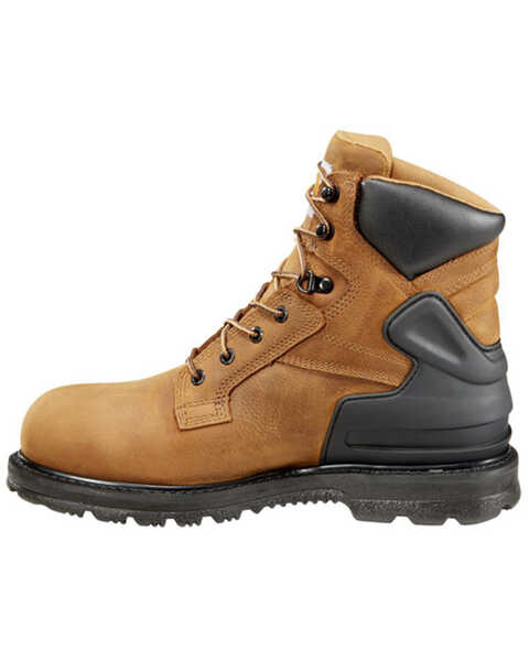 Image #3 - Carhartt 6" Waterproof Lace-Up Work Boots - Steel Toe, Bison, hi-res
