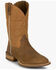 Image #1 - Justin Men's Rustle Performance Western Boots - Broad Square Toe, Rust Copper, hi-res