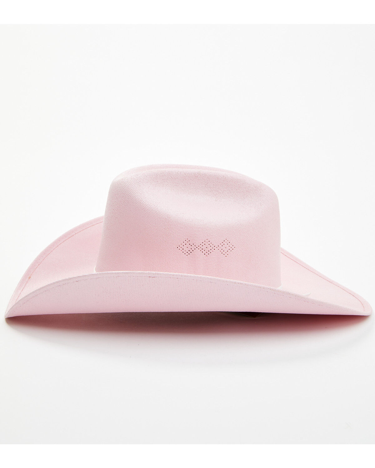 Image #3 - Shyanne Girls' Fit To Be Tied Straw Cowboy Hat, Pink, hi-res