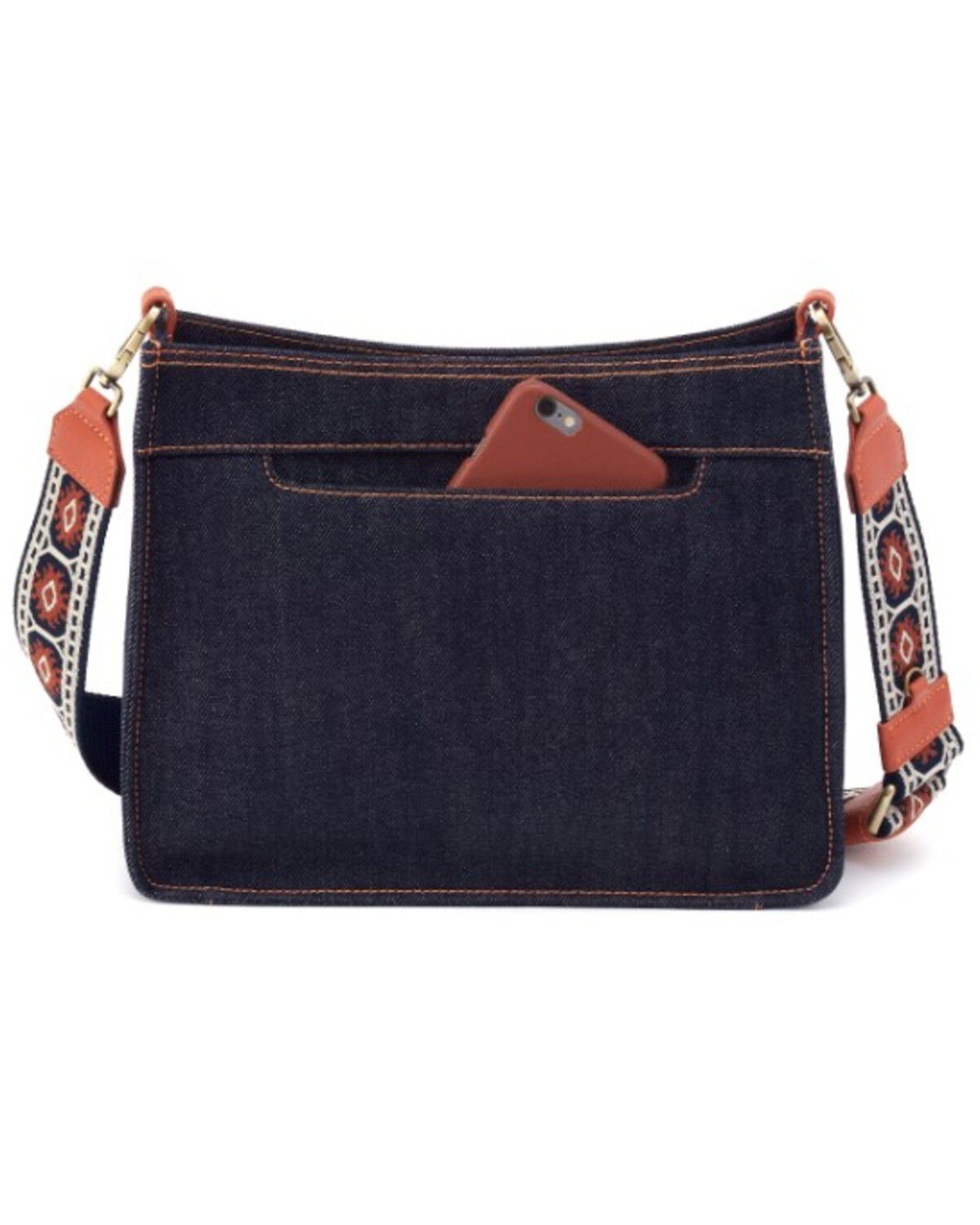Image #3 - Hobo Women's Cass Crossbody Bag, Dark Wash, hi-res