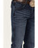Wrangler Retro Men's Galaxy Dark Wash Stretch Slim Straight Jeans , Blue, hi-res