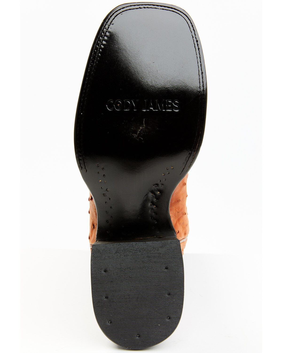 Image #7 - Cody James Men's Exotic Full Quill Ostrich Western Boots - Broad Square Toe, Tan, hi-res