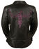 Image #3 - Milwaukee Leather Women's Concealed Carry Embroidered Phoenix Leather Jacket - 3X, , hi-res