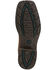 Ariat Hybrid Rancher Waterproof Pull On Work Boots - Square Toe, Brown, hi-res
