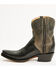 Image #3 - Lucchese Women's Cactus Western Booties - Snip Toe, Black, hi-res