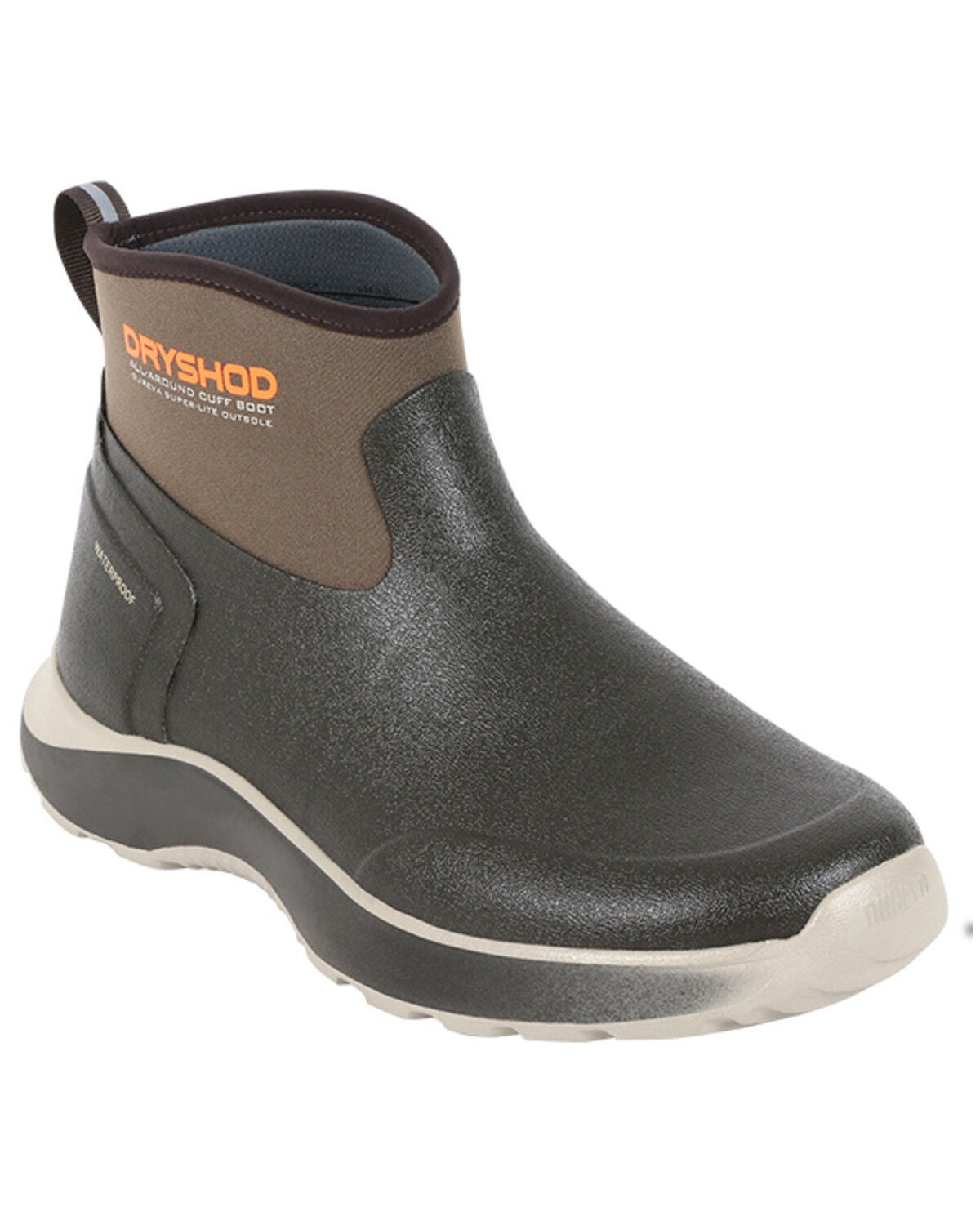 Dryshod Men's Evalusion All around Cuff Rubber Boots - Soft Toe, Brown, hi-res