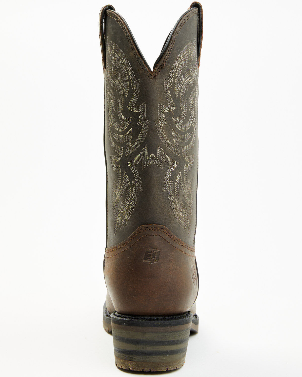 Image #5 - Double H Men's 11" Tascosa Waterproof Performance Western Boots - Round Toe, Brown, hi-res