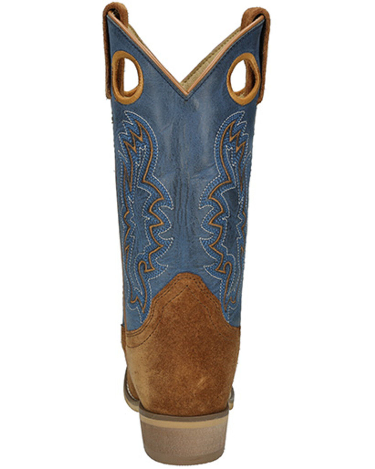 Image #5 - Smoky Mountain Boys' Wichita Western Boots - Square Toe, Brown/blue, hi-res
