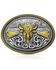 Image #1 - Montana Silversmiths Men's Buffalo Ridge Belt Buckle, Silver, hi-res