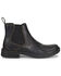 Image #2 - Born Men's Hemlock Chelsea Boots - Broad Square Toe, Black, hi-res