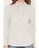 Image #3 - Levi's Women's Teodora Long Sleeve Pearl Snap Western Shirt, Light Grey, hi-res
